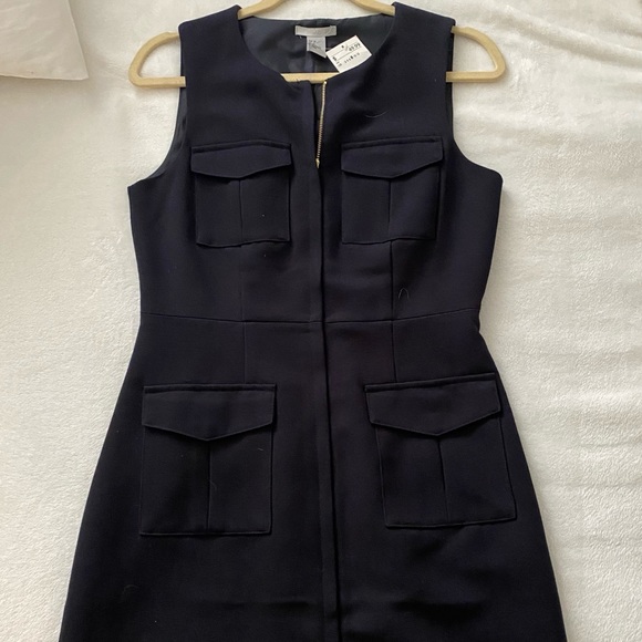 H&M Navy Blue Shirt Dress - Picture 1 of 4